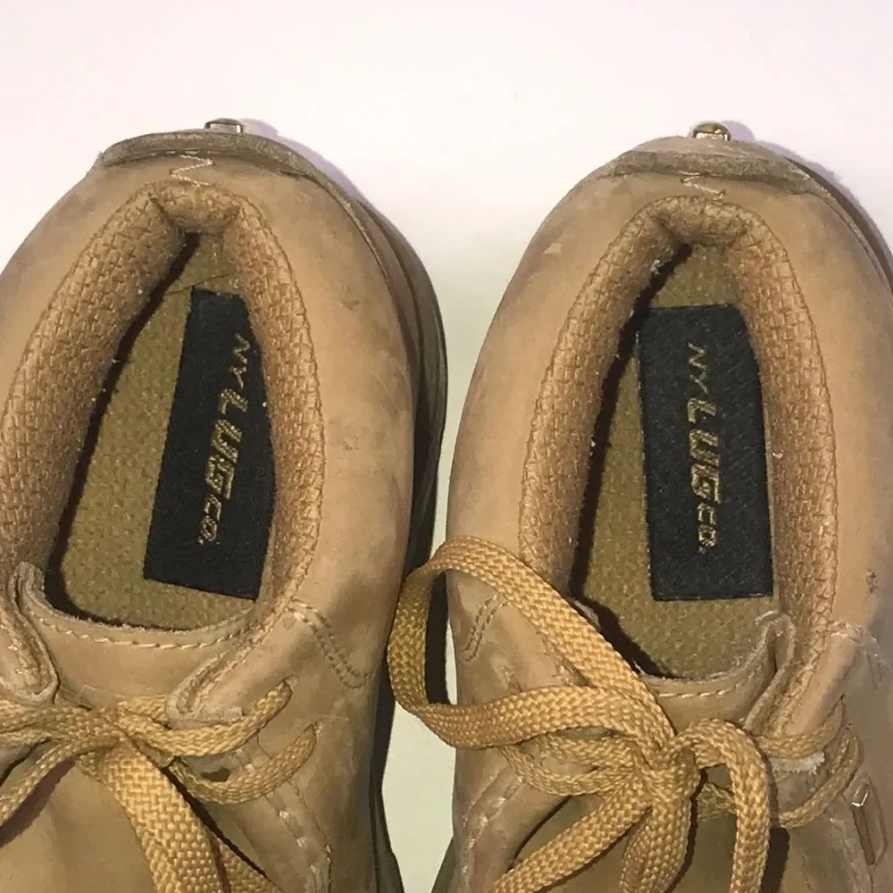 VTG, NY LUG CO LEATHER KIDS SHOES BOOTS SIZE 10